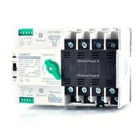 Автомат введения резерва (АВР) четыреполюсный HDQ3-125E / 4P, 400V / 125A на DIN-рейку для генераторов