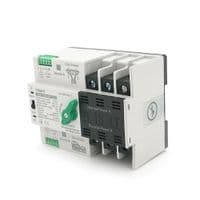 Автомат введения резерва (АВР) четыреполюсный HDQ3-125E / 3P, 400V / 125A на DIN-рейку для генераторов