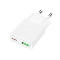 СЗУ HOCO N73 110-240V, PD20W+Q3.0, USB+Type-C, Black, Box