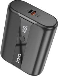 Универсальная мобильная батарея 10000 mAh, HOCO Q3 Pro, Black, 22.5W+PD20W, 1xType-C (PD3.0)/1xUSB (QC3.0), цифровой LED дисплей