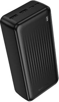 Универсальная мобильная батарея 30000 mAh, Borofone BJ78B, Black, 1xType-C (PD3.0)/2xUSB (QC3.0)