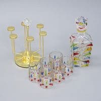 Набір для віскі 8 предметів, Vitrazh3. 6 склянок, пляшка, підставка