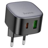 СЗУ HOCO CS32A 110-240V, PD20W+Q3.0, USB+Type-C, Black, Box