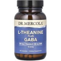 Вітамінно-мінеральний комплекс Dr. Mercola L-теанін з ГАМК, L-Theanine Plus GABA, 60 капсул (MCL-21350)
