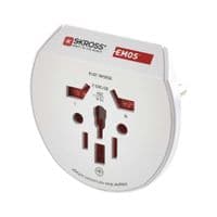 Переходник Travel Adapter EU в США,GB,JP,CN,AU,DE,HU,SI CZ,SK,PL EMOS (P0055N)