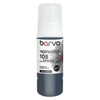 Чорнило Barva Epson 108, Black, для L8050/L18050, 70 мл, водорозчинне, флакон OneKey (E108-948e)