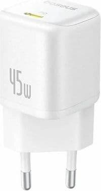 Зарядний пристрій Baseus PicoGo GaN Fast Charger 1C 45W EU Moon White