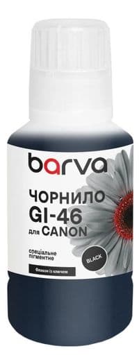 Чернила Barva Canon GI-46, Black, GX6040/GX7040, 135 мл, пигментное, флакон OneKey (CGI46-903e)