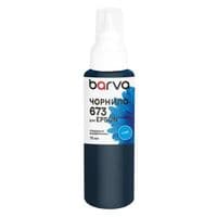 Чорнило Barva Epson 673, Cyan, для L800/L805/L810/L850/L1800, 70 мл, водорозчинне, флакон OneKey (E673-410e)