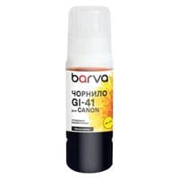Чорнило Barva Canon GI-41, Yellow, G1420/G1460/G2420/G2460/G3420/G3460, 70 мл, водорозчинне, флакон OneKey (CGI41-808e)