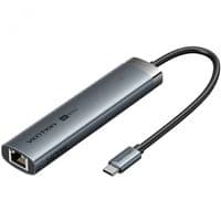 Док-станция USB3.2 Type-C --> HDMI/USB 3.0x2/RJ45/PD 100W Hub 6-in-1 Vention