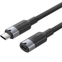 Кабель продовжувач USB 3.2 Gen2 Type-C M-F 1.0 м 100W 10Gbps 4K60HZ  Vention