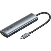 Док-станция USB3.0 Type-C --> HDMI /USB 3.0/USB 2.0/Type-C 2.0/ PD 100W Hub 5-in-1 Vention