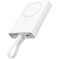 УМБ Joyroom Magnetic Wireless 10000mAh JR-PBM01 20W QC,  USB-C In/Out White