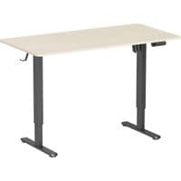 Комп'ютерний стіл OfficePro ODE1470LWB Light Wood/Black (ODE1470LWB)