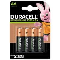 Аккумулятор Duracell DX1500 Ni-MH AA/HR06 2500 mAh BL 4шт