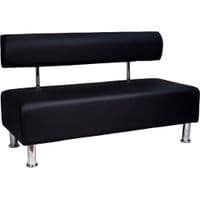 Диван офісний Примтекс плюс Aspetto 02 D-5, 1200 мм, екошкіра, black (Aspetto 02 D-5)