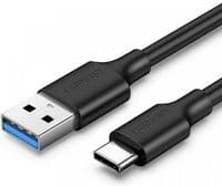 Кабель USB AM - Type-C, 2 м, Black, Ugreen US184, 3A (20884)