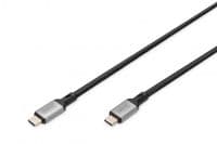 Кабель DIGITUS USB 4.0 (Type-C/Type-C) 1м, черный