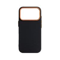 Чохол до мобільного телефона Armorstandart LikeCarbon2 SE MagCase Apple iPhone 17 Pro Kevlar Black Orange (ARM89164)