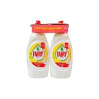 Засіб для ручного миття посуду Fairy Лимон 2 x 900 мл (8006530211857)