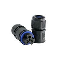 Соединитель электрического кабеля, I-тип, 16A, 2P, 0.5-2.5мм², IP68