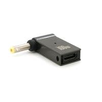 Переходник Туре-С(F)-4.0*1.7(M), Yellow Pin, 100W