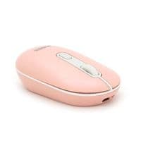 Миша бездротова JEDEL WD133, 800/1200/1600DPI, 2.4 GHz+Bluetooth 5.0, 3.7V 400mAh, Type-C зарядка 105x60x34 мм. Pink. Box