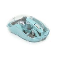 Миша бездротова JEDEL WD141T-Bl, 1200, 2.4 GHz + Bluetooth 5.0, 3.7V 300mAh, Type-C заряджання 109x60x32 мм. 69 нар. Transparent-Blue, Box