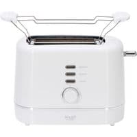 Тостер Adler AD 3224 white 850Вт/ 2 відділення/7 режимів піджарювання/розморожування/підігрів булок