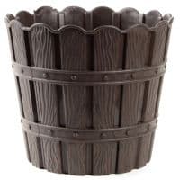 Цветочный горшок VIOLET HOUSE 1052 BAMBOO с дренажем 0.6 л. BROWN (1052 BAMBOO BROWN 0.6 л.)