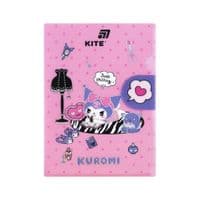 Папка - уголок Kite с клапаном A4 Kuromi-2 (HK25-248-2)