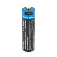 Аккумулятор 14500 Li-Ion Vapcell P1422A, 2250mAh, 1.5V AA 3.4Wh, USB type-c