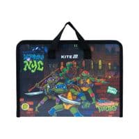 Папка – портфель Kite на молнии A4 Ninja Turtles, 1 отделение (NT25-202)
