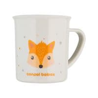 Набор детской посуды Canpol babies CUTE ANIMALS кружка пластиковая, оранжевая (4/413_ora)