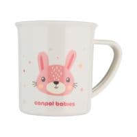 Набор детской посуды Canpol babies CUTE ANIMALS кружка пластиковая, розовая (4/413_pin2)