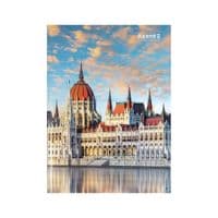 Книга записная Axent A4 City, Budapest, 96 листов ячейка (8425-8-A)