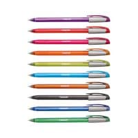 Ручка шариковая Unimax Trio DC-3, набор 10 цветов, ассорти (UX-108-20)