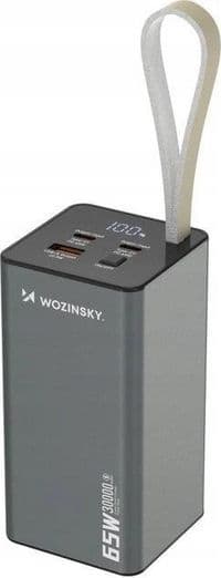 Батарея универсальная Wozinsky 30000mAh, K65+ 65W 30000mAh 2*USB-C, USB-A (5907769364457)