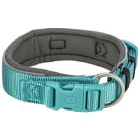 Ошейник для животных Trixie Premium экстраширокий M-L 40-48 см 40 мм аква-графит (4053032677623)