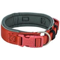Ошейник для животных Trixie Premium экстраширокий XS–S 27–35 см 25 мм рыже-графитовый (4053032677456)
