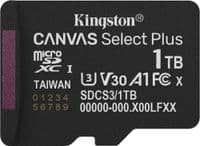 Memory card microSDXC  1TB Kingston Canvas Select Plus Gen3 C10 A1 V30 U3, Retail