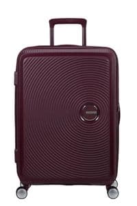 Чемодан American Tourister, Soundbox, полипропилен, средний, 67см, 71.5/81л, TSA, 4 колеса, EXP, бордовый