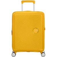 Чемодан American Tourister, Soundbox, полипропилен, маленький, 55см, 35.5/41л, TSA, 4 колеса, EXP, желтый