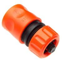 Конектор для шланга SEQUOIA SWC1258A 1/2'-5/8' з аквастопом однокомпонентний пластик 0.03кг
