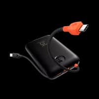 Зовнішній акумулятор VEGER 20000 mAh with built-in cables C/ Lightning PD QC3.0 35W K2 (W2068) black
