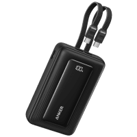 зовн. акум. ANKER - 20000 mAh 45W Built-In Dual USB-C Cables (Чорний)