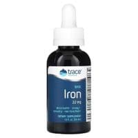 Витаминно-минеральный комплекс Trace Minerals Железо ионизированное в каплях, 22 мг, Ionic Iron, 59 мл (TMR-00016)