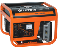 Генератор інверторний БЕНЗИНОВИЙ LUTIAN LT4500EI, 4,5KVA (3.5kW), однофазний, мотор LT170-F1 4-тактний, 1-циліндровий OHV, 220V, 50Hz, об'єм 15л, електростартер, 58