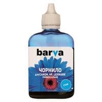 Чорнило Barva Canon / HP / Lexmark №4 (універсальне), Cyan, 100 мл, водорозчинне, флакон OneKey (CU4-472e)